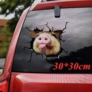 NWOT 3D Pig car Sticker Decal